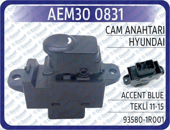 AEM 300831 Cam Anahtari Hyundai Accent Blue Tekli 11-15